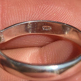 Natural Agate Druzy 925 Ring