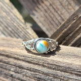 Spiny Oyster Turquoise - Arizona 925 Ring