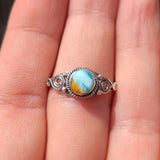 Spiny Oyster Turquoise - Arizona 925 Ring