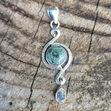 Star Galaxy Jasper & Herkimer Diamond 925 Pendant