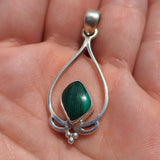 Malachite Eye - Congo 925 Pendant