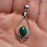 Malachite Eye - Congo 925 Pendant