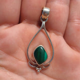 Malachite Eye - Congo 925 Pendant