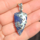 Crescent Moon - Sodalite - Minais Gerais - Brazil 925 Pendant