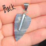 Crescent Moon - Sodalite - Minais Gerais - Brazil 925 Pendant