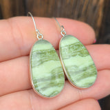 Serpentine 925 Earrings