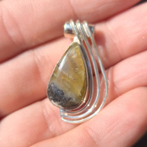 Australian Prehnite 925 Pendant