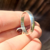 Natural Mandarin Citrine (Rough) 925 Ring