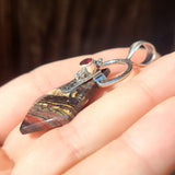 Red Tiger Eye & Garnet 925 Pendant