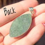 Serpentine & Green Fuchsite 925 Pendant
