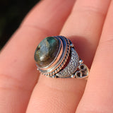 Larsonite Jasper 925 Ring