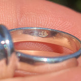 Natural Faceted Cacoxenite 925 Ring