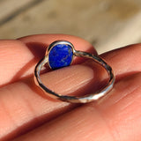 Faceted Lapis Lazuli - Afghanistan 925 Ring