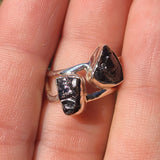 Natural Shungite 925 Ring