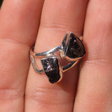 Natural Shungite 925 Ring