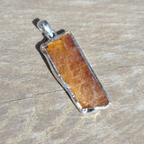 Orange Kyanite (Rough) 925 Pendant