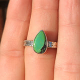 Lucky Charm Tibetan Turquoise 925 Ring