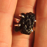 Saffordite Tektite 925 Ring
