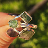 Multi Tourmaline 925 Ring