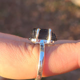Saffordite Tektite 925 Ring