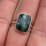 Russian Seraphinite 925 Ring