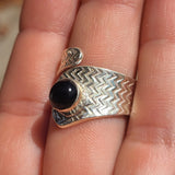 Black Onyx - Brazil 925 Ring
