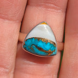 Spiny Oyster & Arizona Turquoise 925 Ring