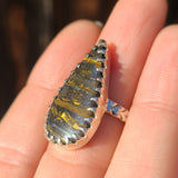 Iron Tiger Eye 925 Ring