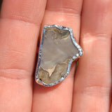 Rare Blue Forest Petrified Wood 925 Ring