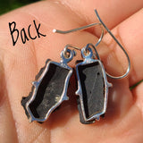 Natural Tektite 925 Earrings