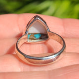 Spiny Oyster & Arizona Turquoise 925 Ring