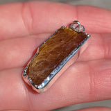 Orange Kyanite (Rough) 925 Pendant
