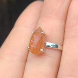 Faceted Sunstone - Madagascar 925 Ring
