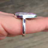 Pink Mexican Lace Agate 925 Ring