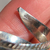 Feather Wrap - Rainbow Moonstone & Blue Topaz 925 Ring
