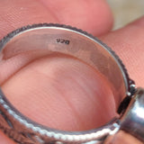 Natural Serpentine 925 Ring