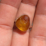 Rough Baltic Amber - Poland 925 Ring
