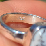 Merlinite Dendritic Opal - Turkey 925 Ring