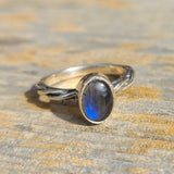 Blue Labradorite 925 Ring