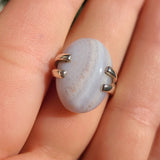 Blue Lace Agate - South Africa 925 Ring