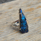 Rainbow Aura Kyanite 925 Ring