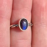 Blue Labradorite 925 Ring