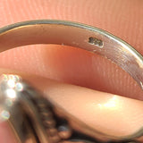 Pink Tulip Quartz 925 Ring