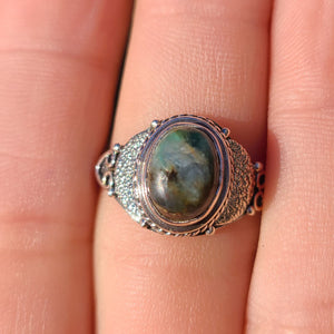 Larsonite Jasper 925 Ring