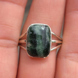 Russian Seraphinite 925 Ring