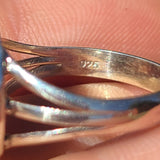 Kingman Pink Dahlia Turquoise 925 Ring