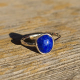 Faceted Lapis Lazuli - Afghanistan 925 Ring
