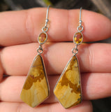 Picture Jasper & Citrine 925 Earrings