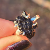 Saffordite Tektite 925 Ring