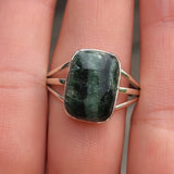Russian Seraphinite 925 Ring
